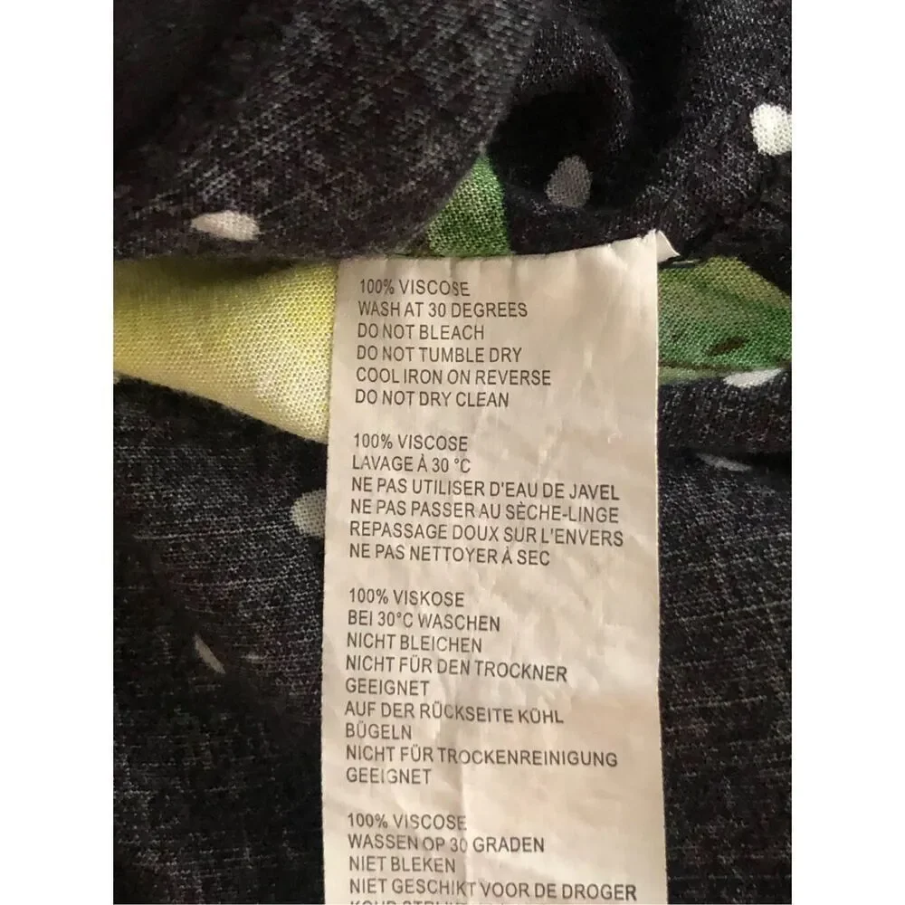 Boohoo LEMON POLKA DOT WRAP RUFFLE ROMPER SZ 20 - Picture 9 of 10